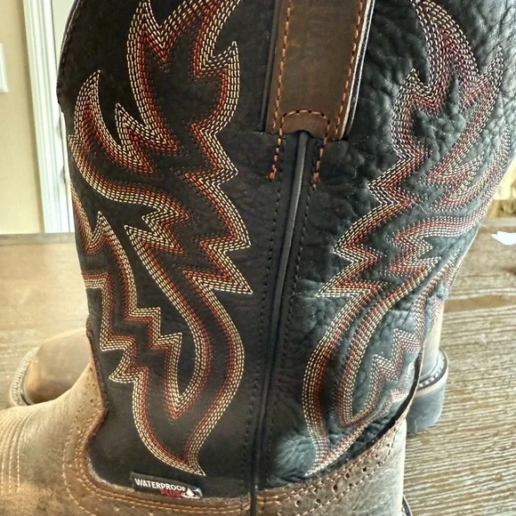 Men’s Wolverine Ranch Hand Waterproof Square Toe Wellington Work Boots. Size 9.5 - Picture 3 of 9